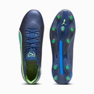 KING ULTIMATE FG/AG Women's Football Boots, Persian Blue-Pro Green-Ultra Blue, extralarge-IND