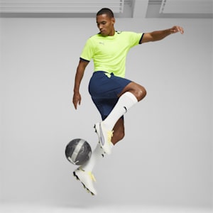 KING MATCH FG/AG Football Boots, Alpine Snow-Asphalt-Yellow Blaze, extralarge-GBR