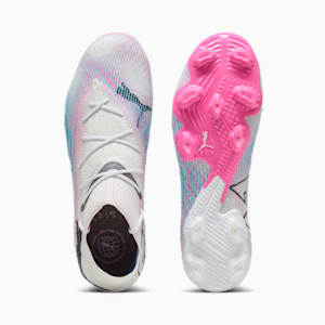 FUTURE 7 ULTIMATE FG/AG Men's Football Boots, PUMA White-PUMA Black-Poison Pink, extralarge-IND