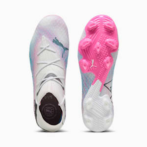 FUTURE 7 ULTIMATE FG/AG Men's Soccer Cleats, PUMA White-PUMA Black-Poison Pink, extralarge