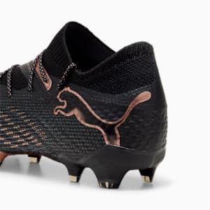 FUTURE 7 ULTIMATE Firm Ground/Arificial Ground Men's Soccer Cleats, PUMA Black-Copper Rose, extralarge