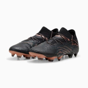 FUTURE 7 ULTIMATE Firm Ground/Artificial Ground Men's Soccer Cleats, PUMA Black-Copper Rose, extralarge