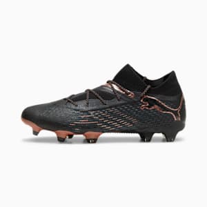 FUTURE 7 ULTIMATE FG/AG Men's Soccer Cleats, PUMA Black-Copper Rose, extralarge