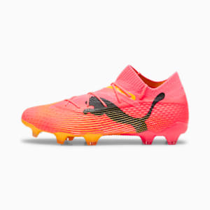 FUTURE 7 ULTIMATE Firm Ground/Arificial Ground Men's Soccer Cleats, Sunset Glow-PUMA Black-Sun Stream, extralarge