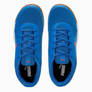 Ad-Court Indoor Sports Shoes, PUMA Team Royal-Cherry Tomato-PUMA White, extralarge-IND