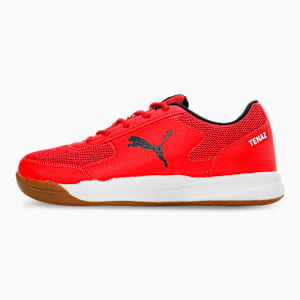 Ad-Court Indoor Sports Shoes, High Risk Red-PUMA Black-PUMA White, extralarge-IND