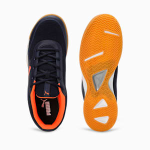 Ad-Court Indoor Sports Shoes, PUMA Navy-PUMA White-Cayenne Pepper, extralarge-IND