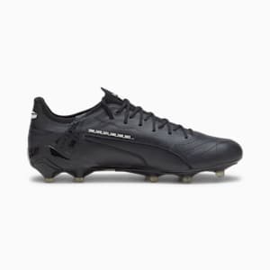 Calzado de fútbol KING ULTIMATE ART OF FOOTBALL FG/AG para hombre, PUMA Black-Alpine Snow-PUMA Gold-PUMA White, extralarge