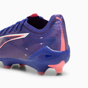 Chaussures de soccer à crampons pour terrain dur ULTRA 5 ULTIMATE Homme, Lapis Lazuli-PUMA White-Sunset Glow, extralarge