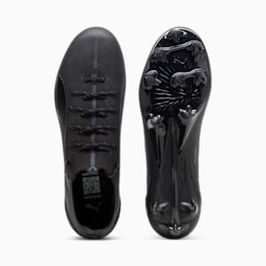 Chaussures de soccer à crampons pour terrain dur ULTRA 5 ULTIMATE Homme, PUMA Black-PUMA Silver-Shadow Gray, extralarge