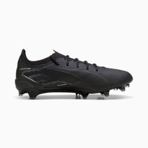 Tacos de fútbol ULTRA 5 ULTIMATE FG, PUMA Black-PUMA Silver-Shadow Gray, extralarge