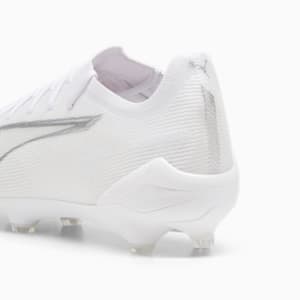 ULTRA 5 ULTIMATE Firm Ground Men's Soccer Cleats, PUMA White-PUMA White, extralarge