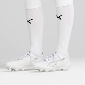 ULTRA 5 ULTIMATE Firm Ground Men's Soccer Cleats, PUMA White-PUMA White, extralarge