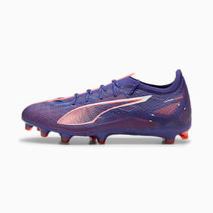 ULTRA 5 PRO Firm Ground/Artifical Ground Men's Soccer Cleats, Lapis Lazuli-PUMA White-Sunset Glow, extralarge