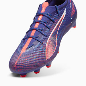 Chaussures de soccer à crampons pour terrain dur/terrain artificiel ULTRA 5 PRO Homme, Lapis Lazuli-PUMA White-Sunset Glow, extralarge