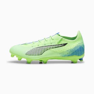 Chaussures de soccer à crampons pour terrain dur/terrain artificiel ULTRA 5 PRO Homme, Fizzy Apple-PUMA White-Bluemazing, extralarge
