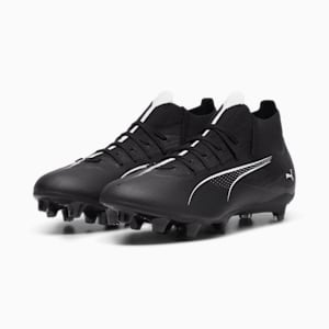 ULTRA 5 MATCH+ FG/AG Football Boots, PUMA Black-PUMA White, extralarge-IND