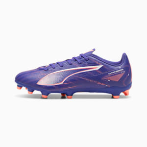 ULTRA 5 PLAY Firm Ground/Artificial Ground Men's Soccer Cleats, Lapis Lazuli-PUMA White-Sunset Glow, extralarge