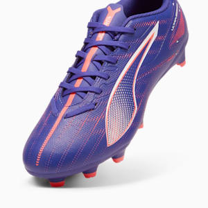 ULTRA 5 PLAY Firm Ground/Artificial Ground Men's Soccer Cleats, Lapis Lazuli-PUMA White-Sunset Glow, extralarge