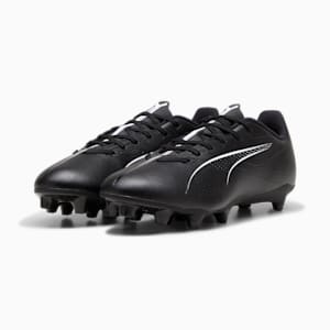 ULTRA 5 PLAY Firm Ground/Artificial Ground Men's Soccer Cleats, PUMA Black-PUMA White, extralarge