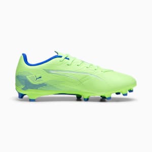 ULTRA 5 PLAY Firm Ground/Artificial Ground Men's Soccer Cleats, Fizzy Apple-PUMA White-Bluemazing, extralarge