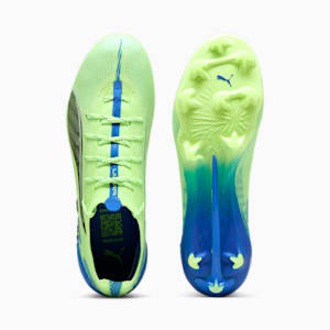 Chaussures de soccer à crampons pour terrain dur ULTRA 5 ULTIMATE Femme, Fizzy Apple-PUMA White-Bluemazing, extralarge