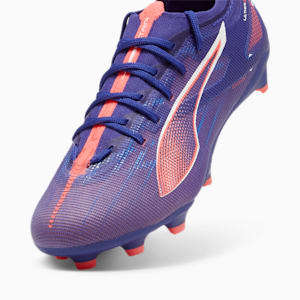 Chaussures de soccer à crampons pour terrain dur/terrain artificiel FUTURE 5 PRO Enfant et adolescent, Lapis Lazuli-PUMA White-Sunset Glow, extralarge