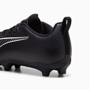 ULTRA 5 PLAY Firm Ground/Artificial Ground Kids' Soccer Cleats, PUMA Black-PUMA White, extralarge
