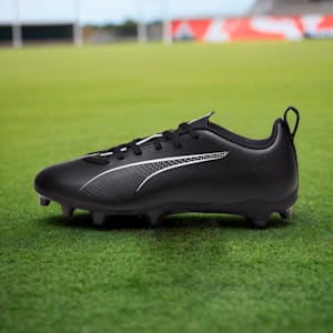 ULTRA 5 PLAY FG/AG Youth Football Boots, PUMA Black-PUMA White, extralarge-IND