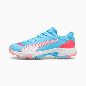 PUMA Spike 24.1 Cricket Shoe, Luminous Blue-PUMA White-Fire Orchid, extralarge-GBR