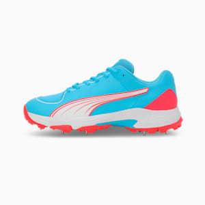 Spike 24.2 Ultralight Cricket Shoes, Luminous Blue-PUMA White-Fire Orchid, extralarge-IND