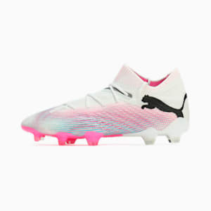 ウィメンズ フューチャー 7 アルティメット FG/AG サッカースパイク, PUMA White-PUMA Black-Poison Pink, extralarge-JPN