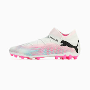 メンズ フューチャー 7 アルティメット MG サッカースパイク, PUMA White-PUMA Black-Poison Pink, extralarge-JPN