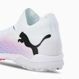 FUTURE 7 Pro Cage Men's Football Shoes, PUMA White-PUMA Black-Poison Pink, extralarge-IND