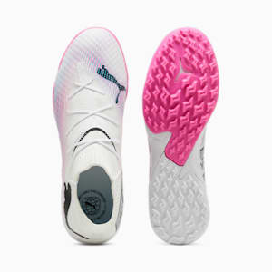 メンズ フューチャー 7 プロ CAGE サッカートレーニングシューズ, PUMA White-PUMA Black-Poison Pink, extralarge-JPN