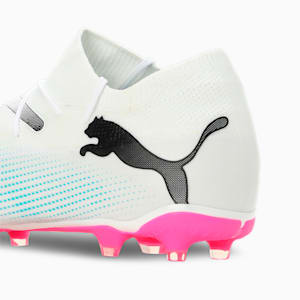 FUTURE 7 MATCH FG/AG Men's Football Boots, PUMA White-PUMA Black-Poison Pink, extralarge-IND