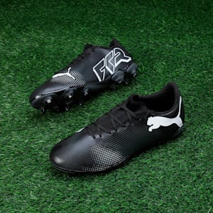 FUTURE 7 PLAY FG/AG Men's Football Boots, PUMA Black-PUMA White, extralarge-IND
