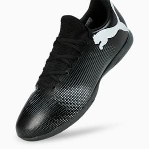 FUTURE 7 PLAY IT Men's Indoor Court Shoes, PUMA Black-PUMA White, extralarge-IND