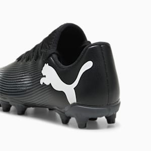 FUTURE 7 PLAY FG/AG Youth Football Boots, PUMA Black-PUMA White, extralarge-IND