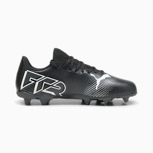 FUTURE 7 PLAY FG/AG Youth Football Boots, PUMA Black-PUMA White, extralarge-IND