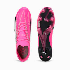 ULTRA ULTIMATE FG/AG Unisex Football Boots, Poison Pink-PUMA White-PUMA Black, extralarge-IND