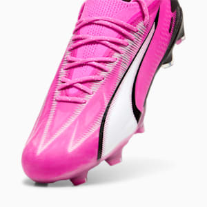 ULTRA ULTIMATE FG/AG Men's Soccer Cleats, Poison Pink-PUMA White-PUMA Black, extralarge