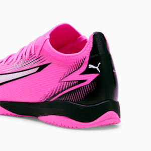 ULTRA MATCH IT Men's Soccer Cleats, Poison Pink-PUMA White-PUMA Black, extralarge