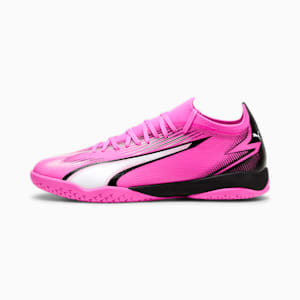 ULTRA MATCH Men's Indoor Court Shoes, Poison Pink-PUMA White-PUMA Black, extralarge-IND