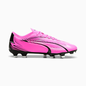 ULTRA PLAY FG/AG Men's Football Boots, Poison Pink-PUMA White-PUMA Black, extralarge-IND