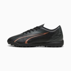 ULTRA PLAY TT Unisex Football Boots, PUMA Black-Copper Rose, extralarge-IND