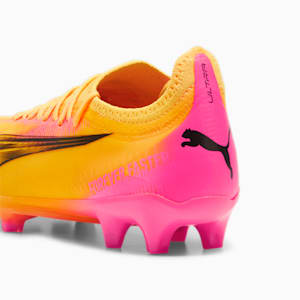 ULTRA ULTIMATE Firm Ground/Artificial Ground Women's Soccer Cleats, Sun Stream-PUMA Black-Sunset Glow, extralarge