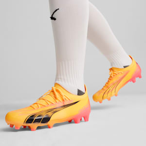 Chaussures de soccer ULTRA Ultimate FG/AG Femme, Sun Stream-PUMA Black-Sunset Glow, extralarge
