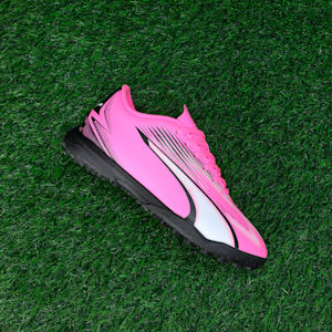 ULTRA PLAY TT Youth Football Boots, Poison Pink-PUMA White-PUMA Black, extralarge-IND