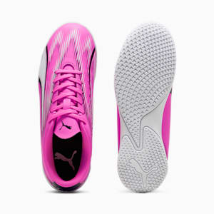 ULTRA PLAY IT Big Kids' Soccer Cleats, Poison Pink-PUMA White-PUMA Black, extralarge